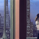Padmé looks out on the amazing planet of Coruscant.